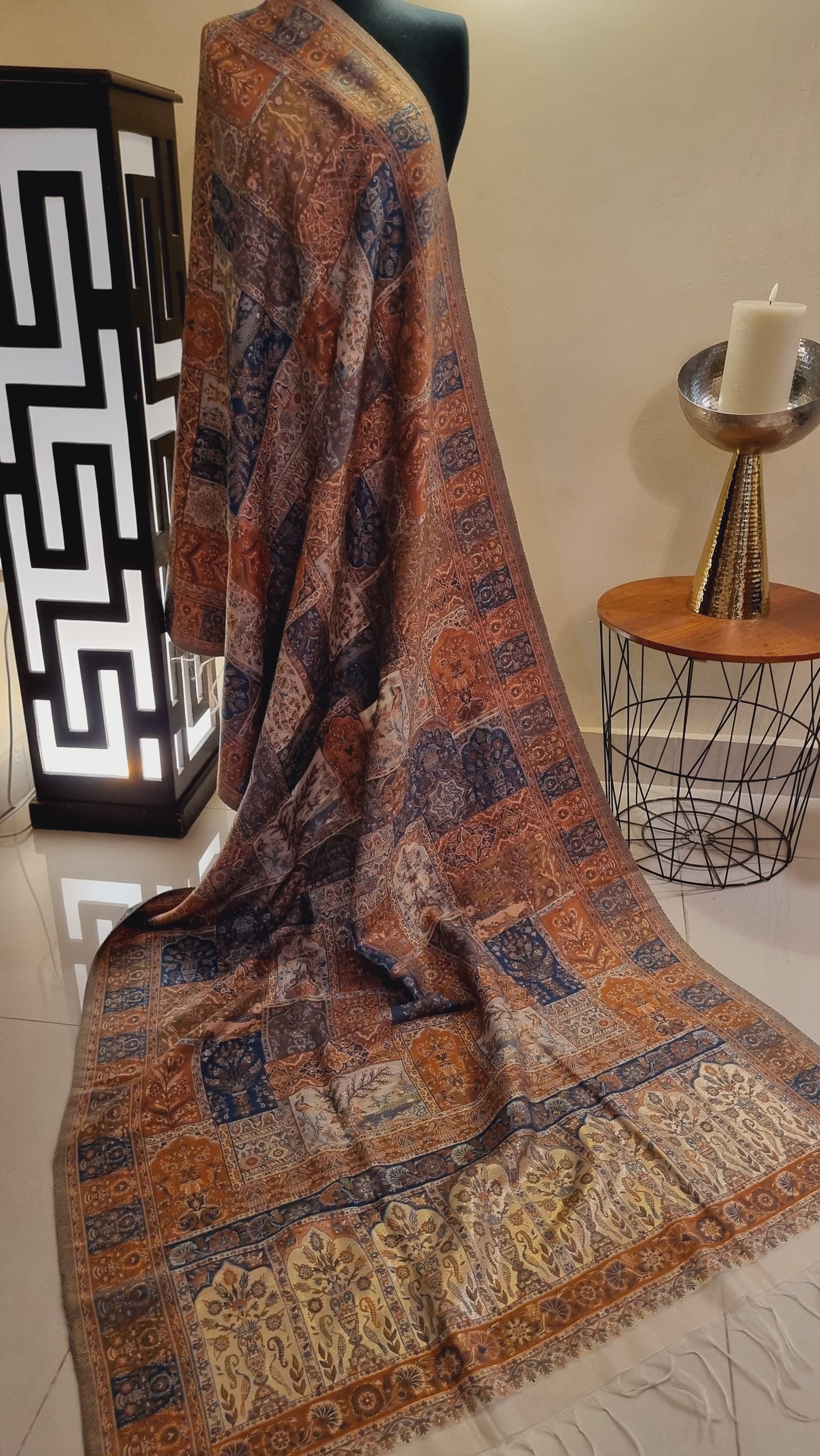 Silk kaani shawl