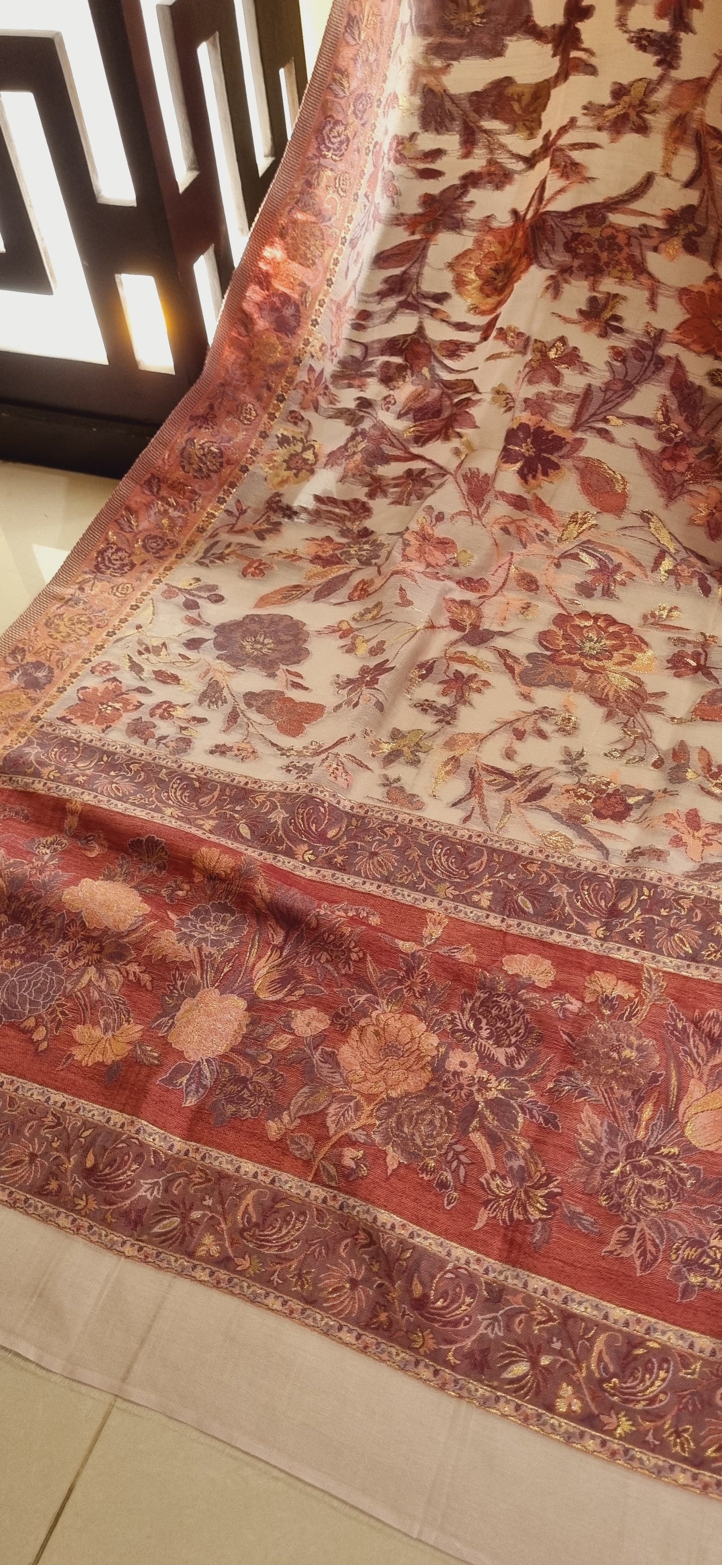 Silk kaani shawl