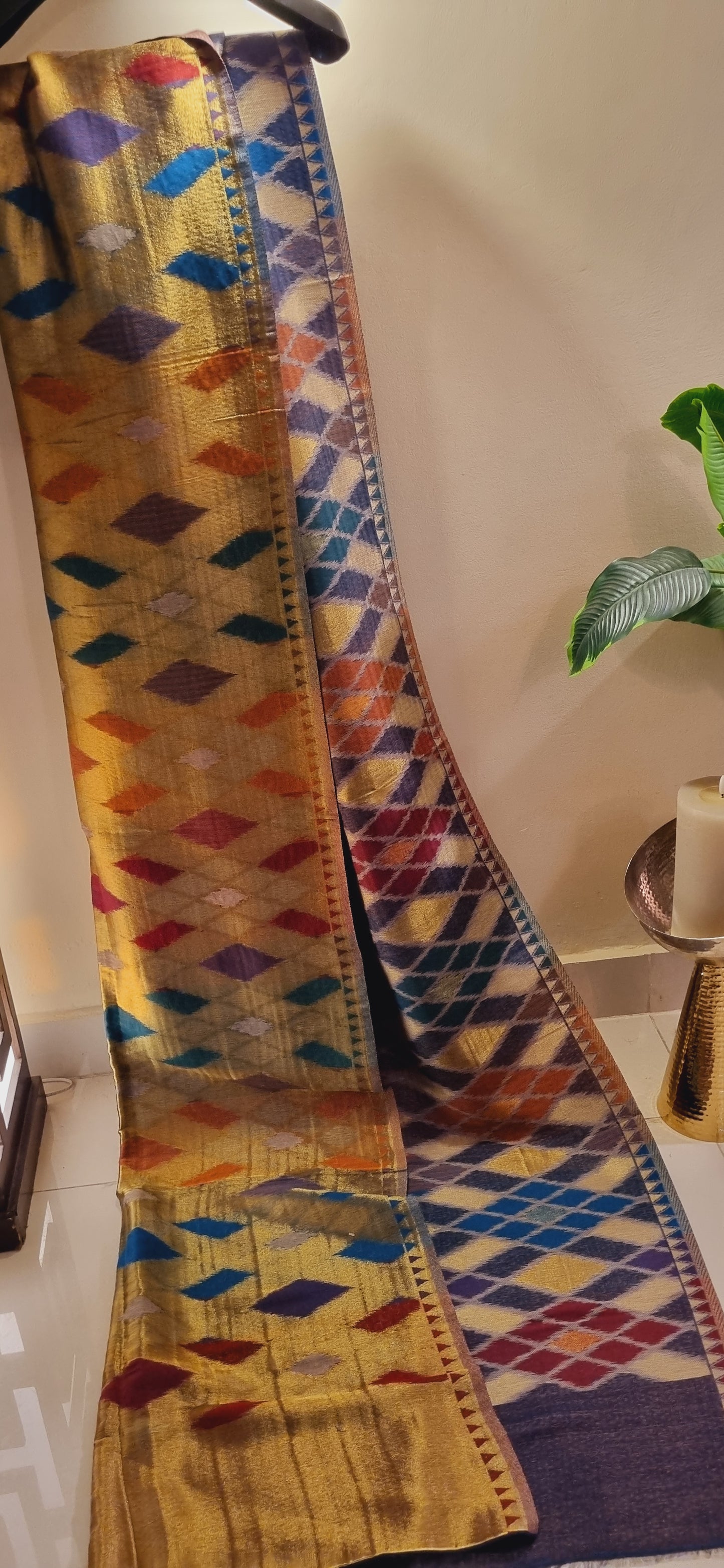 Reversible Moonlight kaani shawl