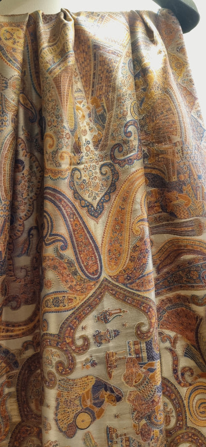 Laila's moonlight silky kaani shawl