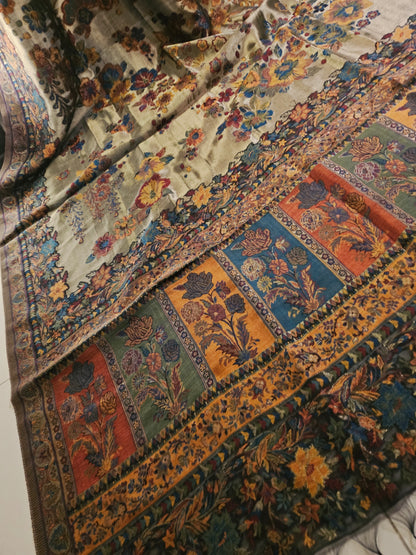 Silky moonlight kaani shawl