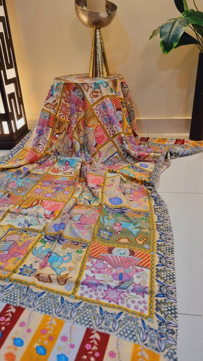 Mughal reelkar pashmina