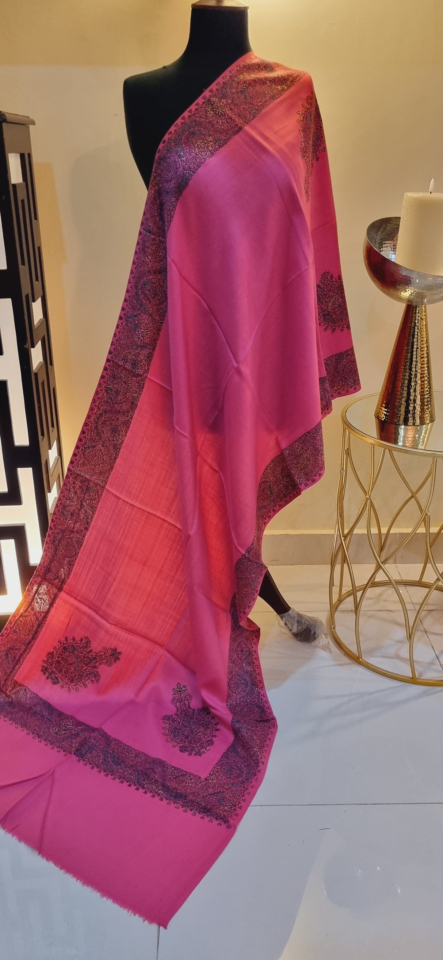 Hand embroidered Mini shawl