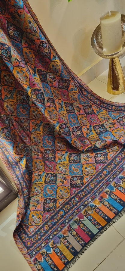 Tabrizi kaani pashmina shawl