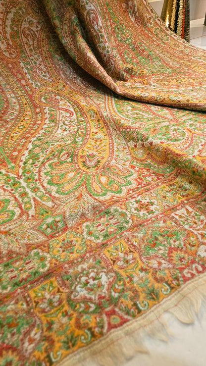 Reversible persian kaani: Pashmina