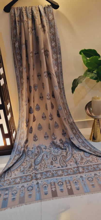 Woolen pashmina kaani shawl