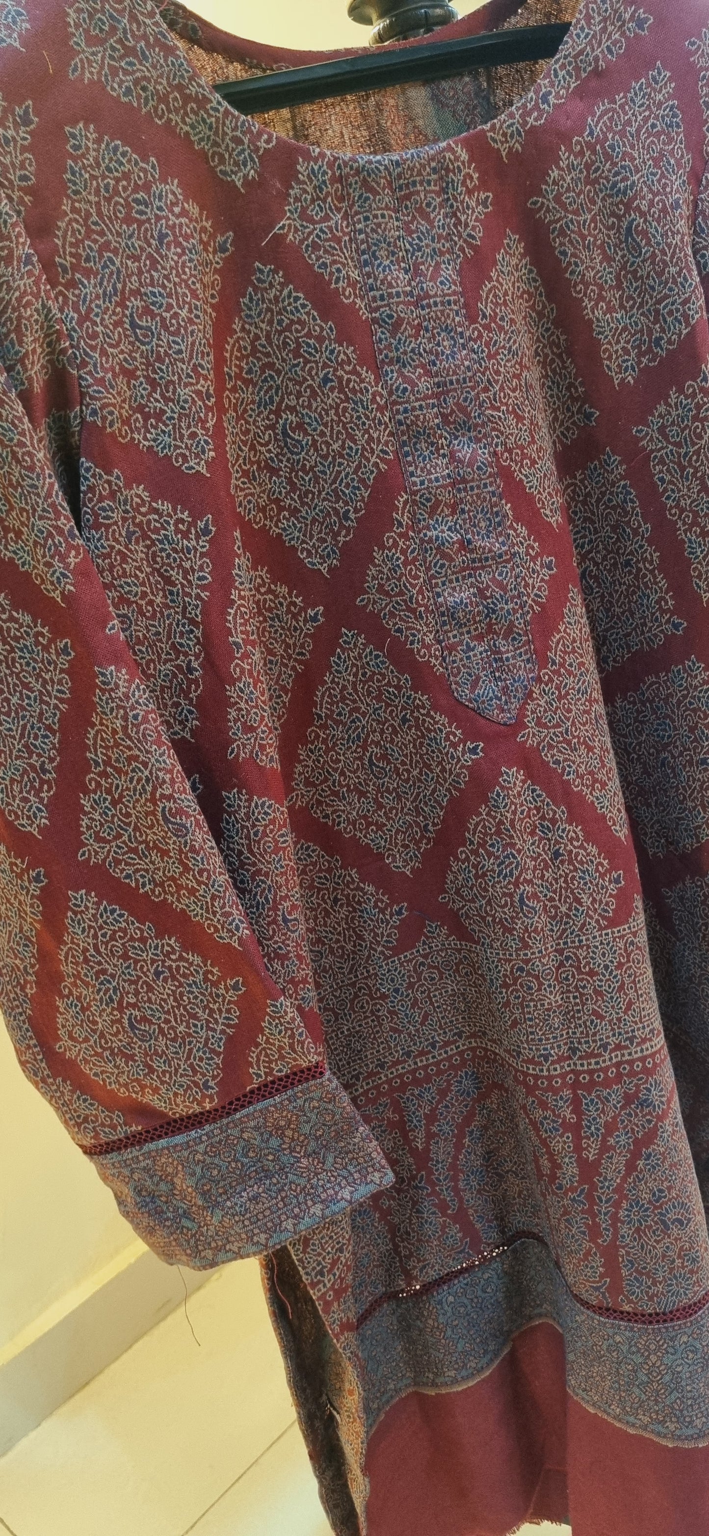 Pashmina kaani kurta