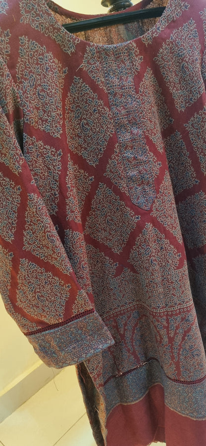 Pashmina kaani kurta