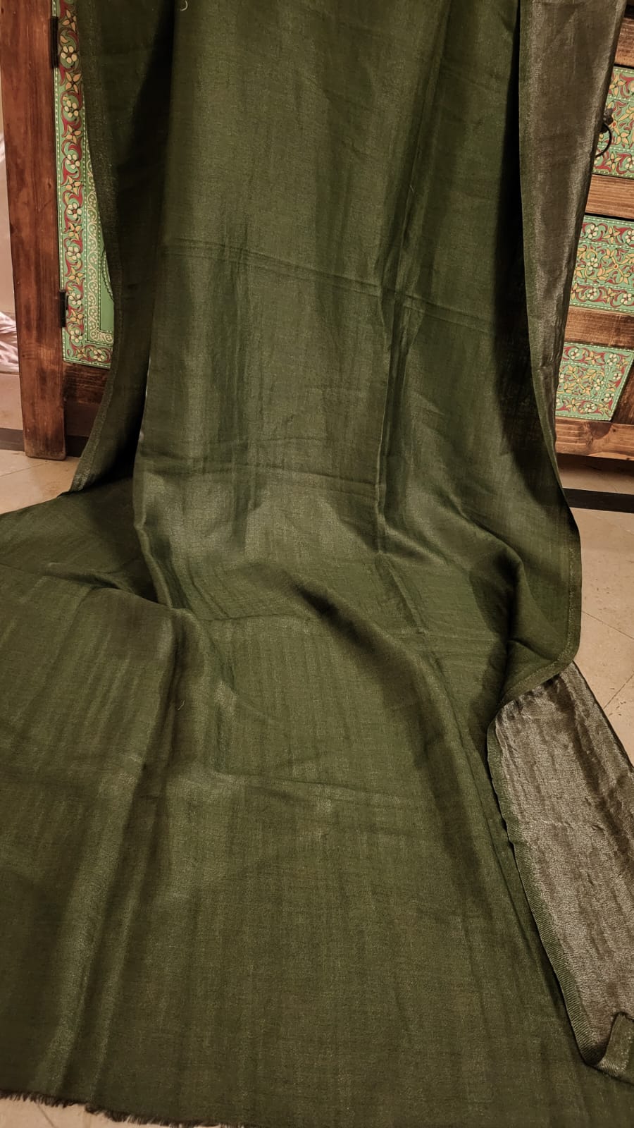 Moonlight kaani : Reversible shawl