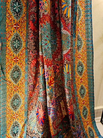Reelkar silk shawl/dupata
