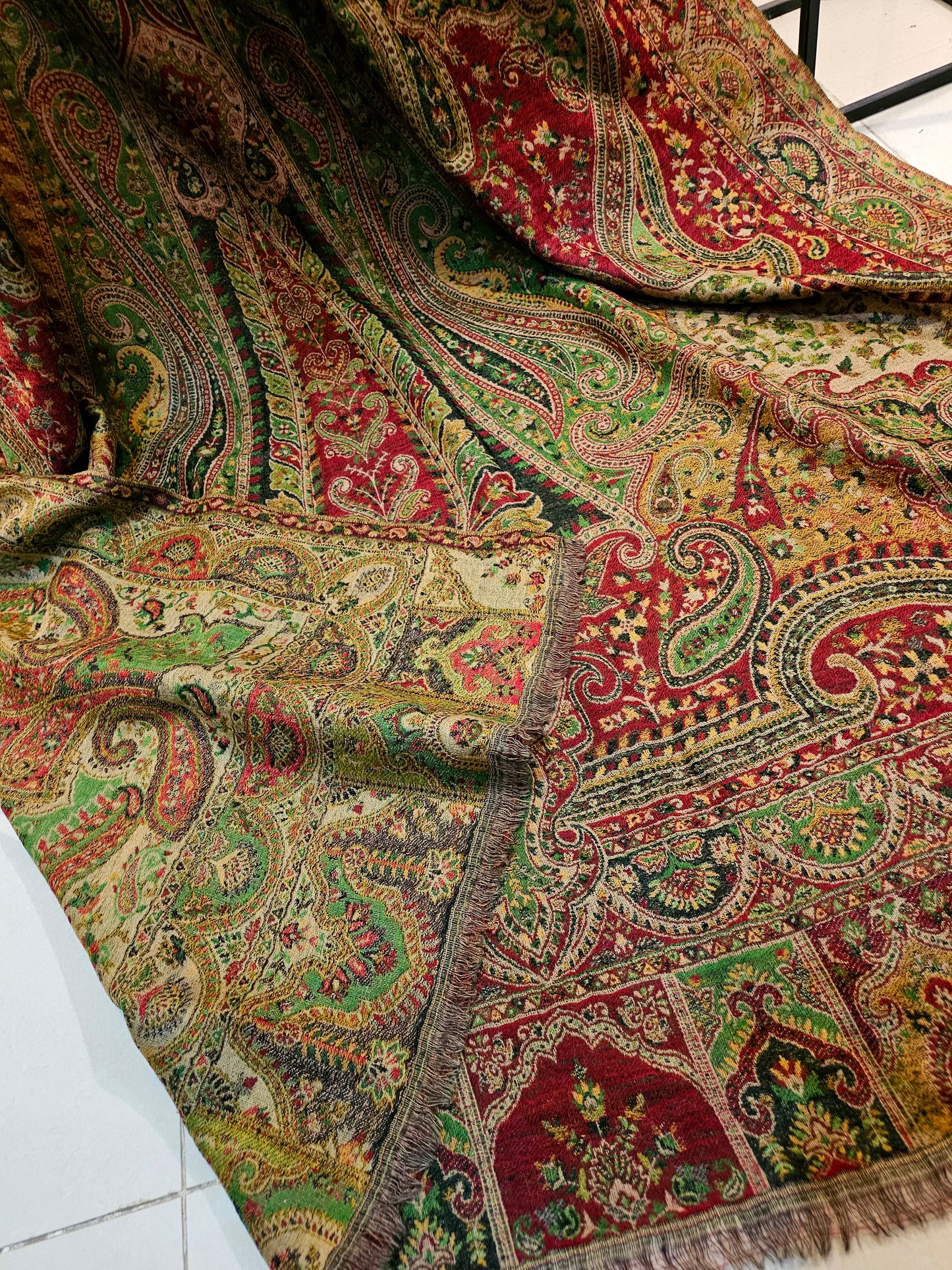 Tabraiz persian kaani pashmina shawl