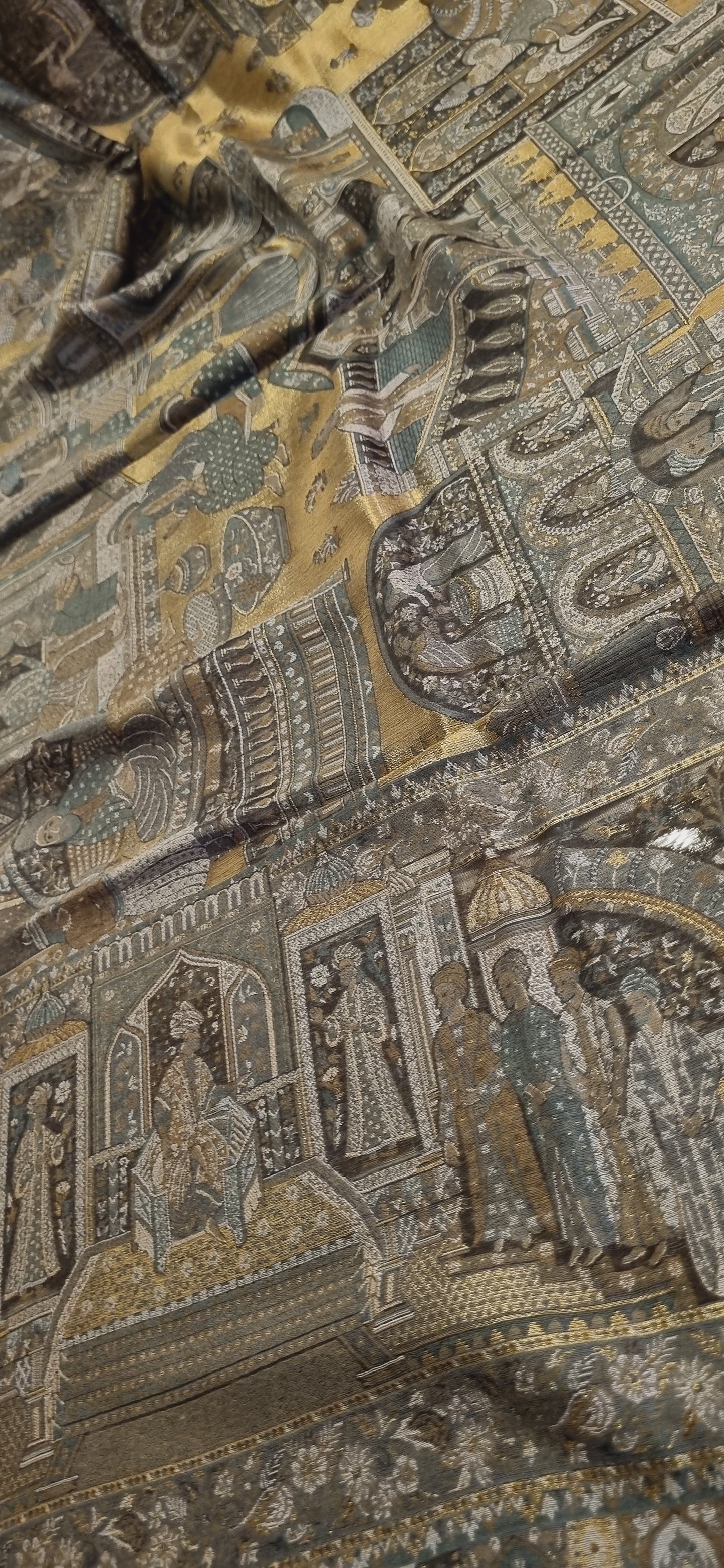 Darbari moonlight silky kaani shawl