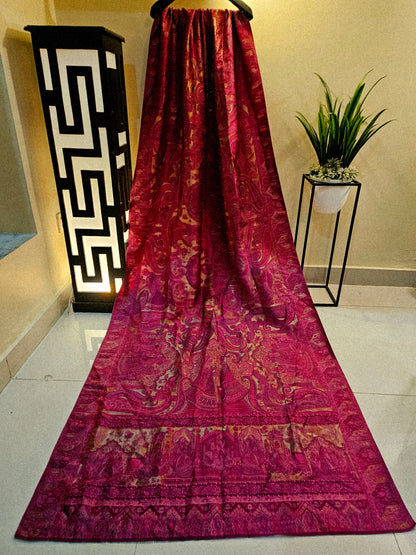 Moonlight silky kaani shawl/dupata