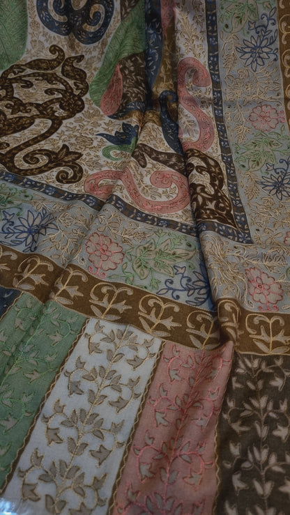 Reelkar embroidered pashmina
