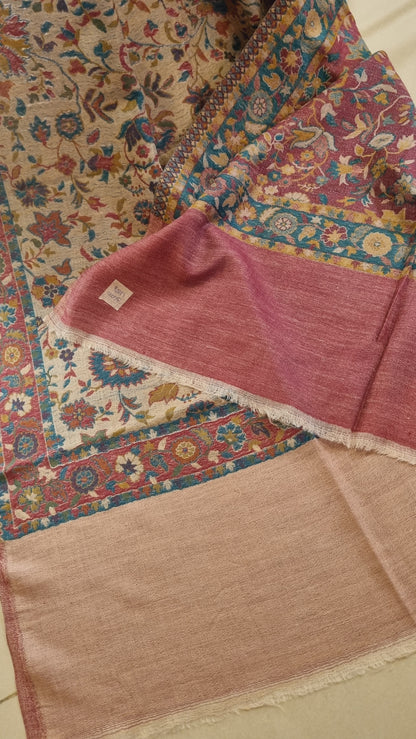 Reversible kaani shawl