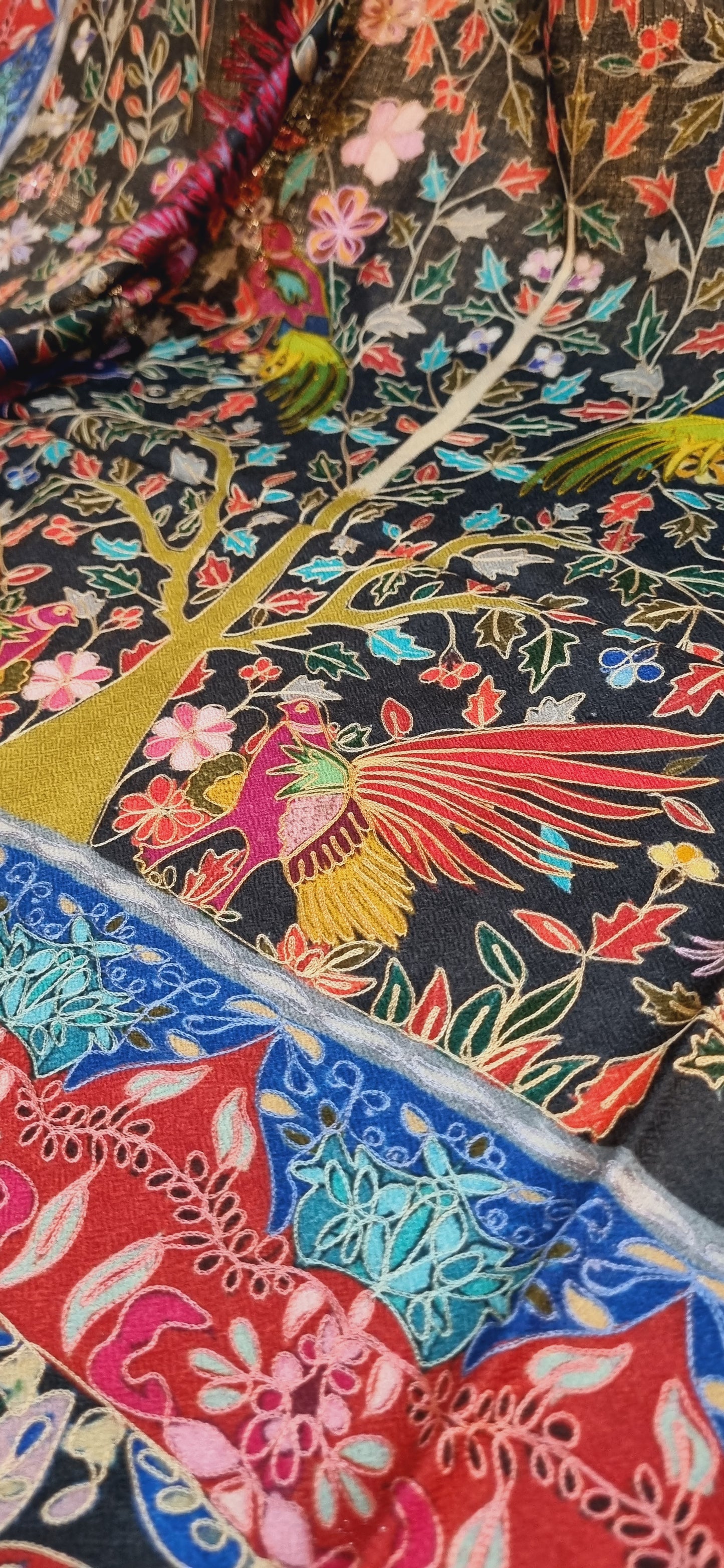 Reelkar embroidered pashmina shawl