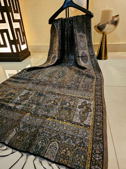 Silk kaani minishawl