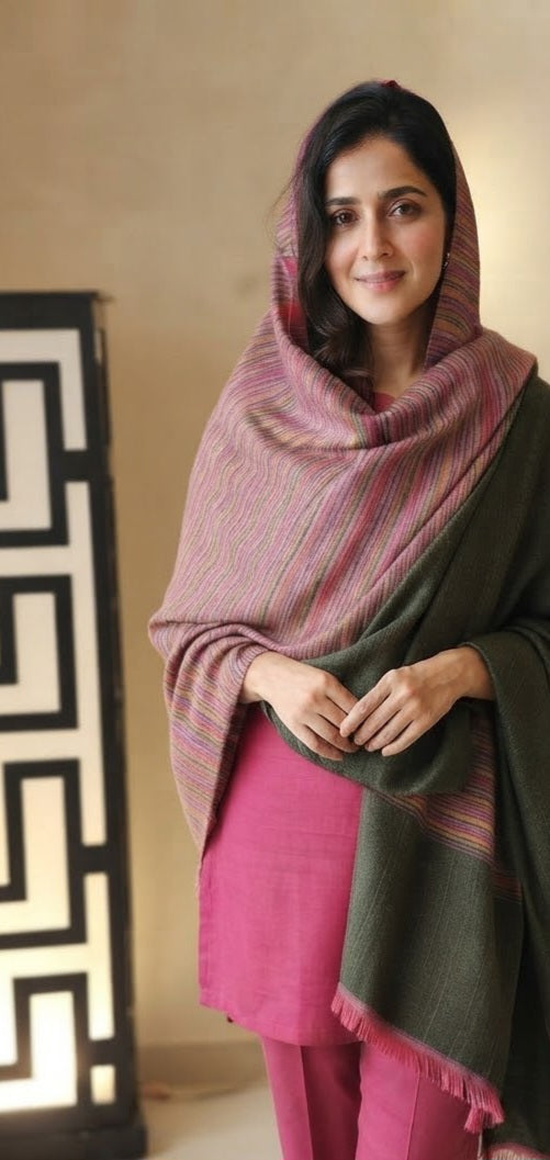 Reversible kaani shawl:toosh