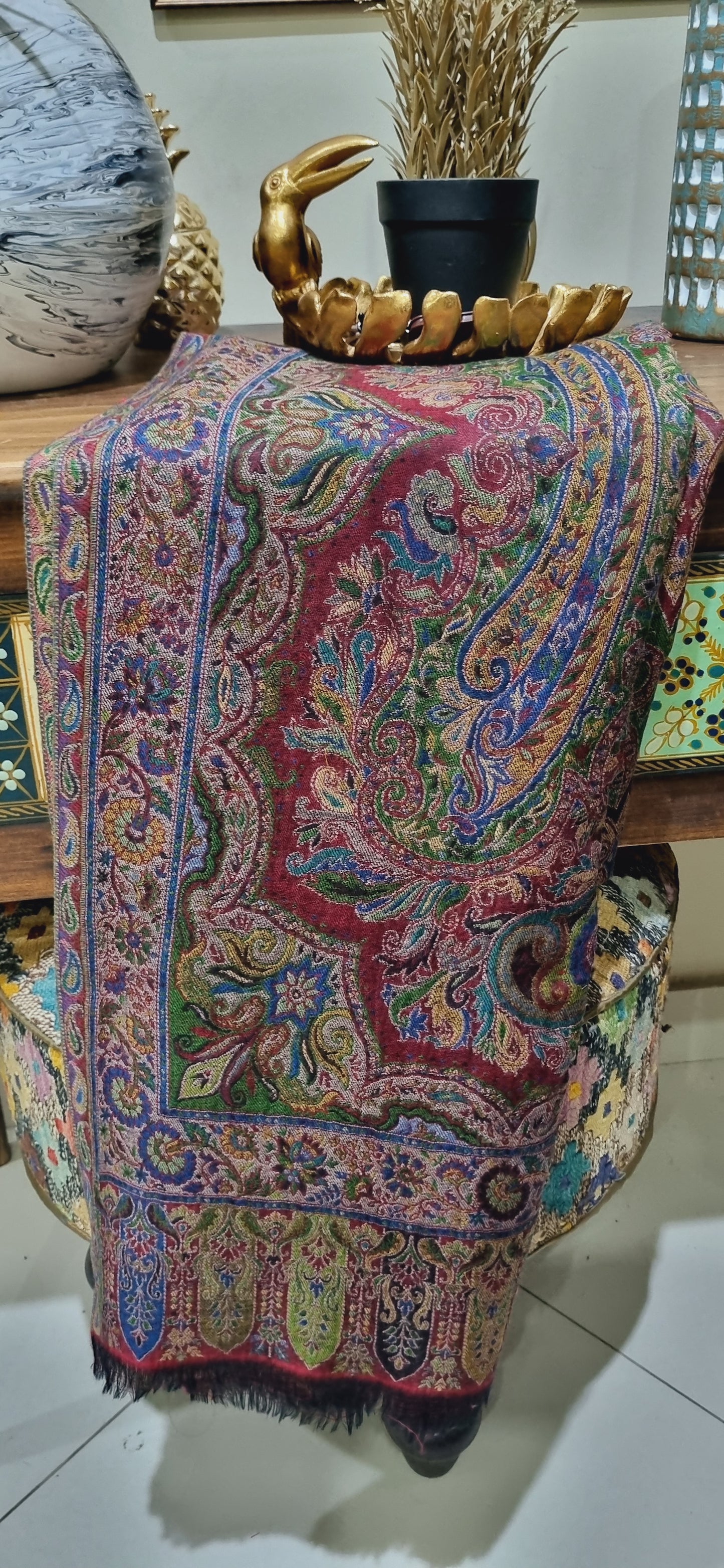 Persian kaani pashmina shawl