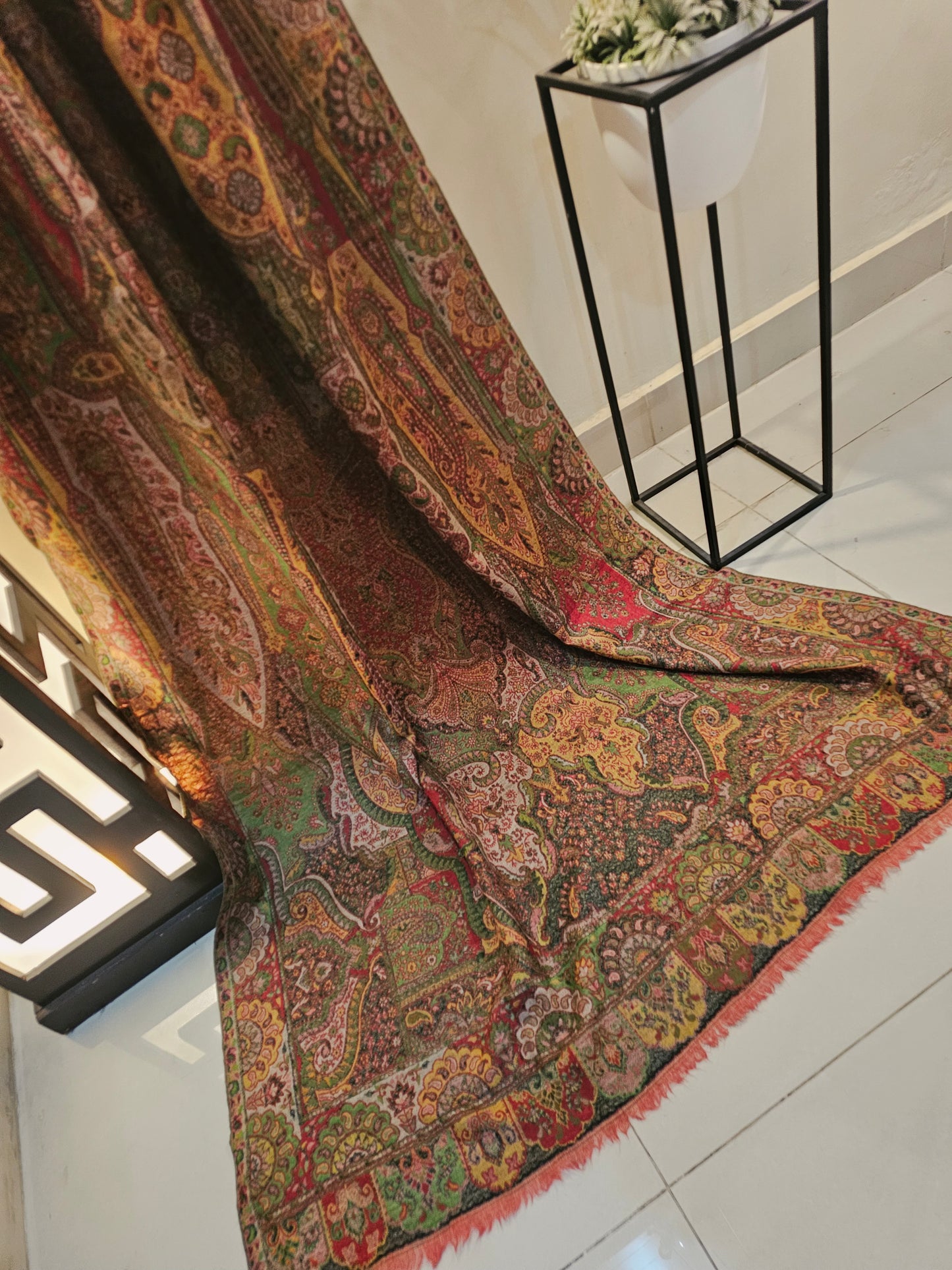 Reversible Persian kaani shawl