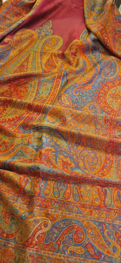 Silk kaani shawl