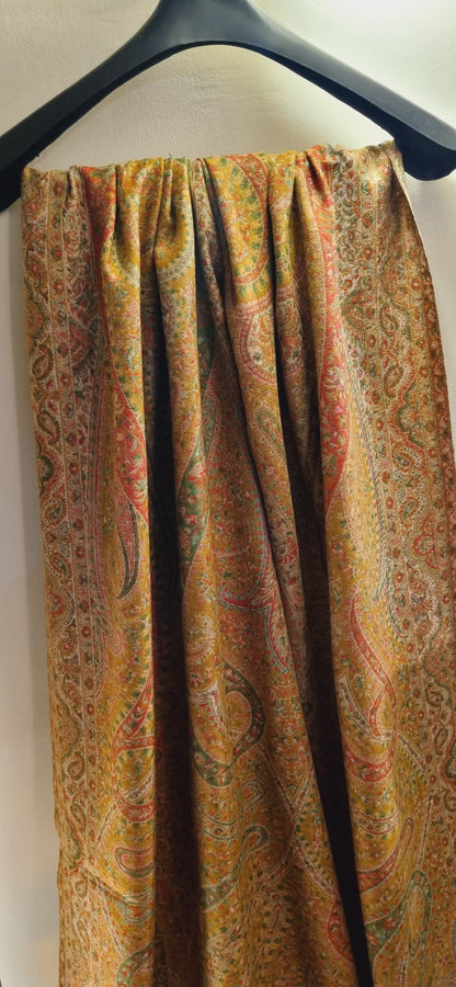 Reversible persian kaani shawl