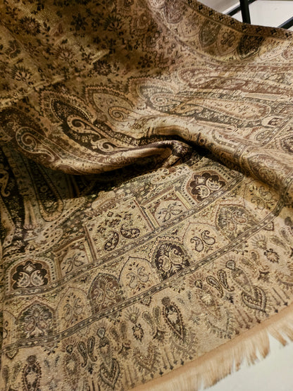 Reversible moonlight gandhara kaani shawl