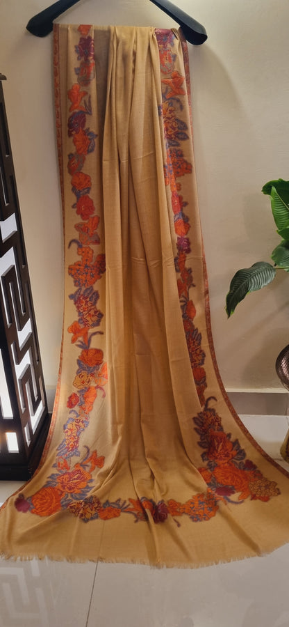 Woolen pashmina kaani shawl