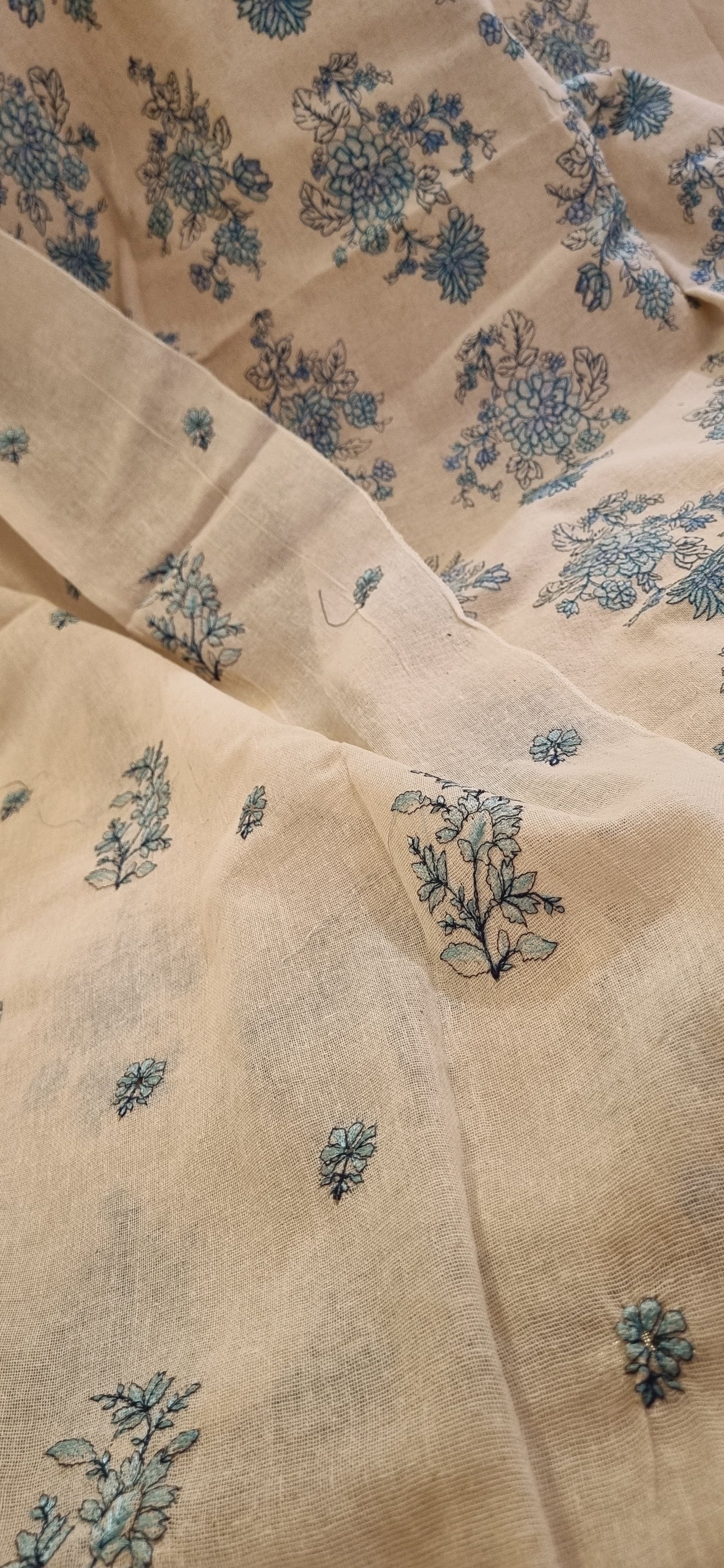 Embroidered three piece suit