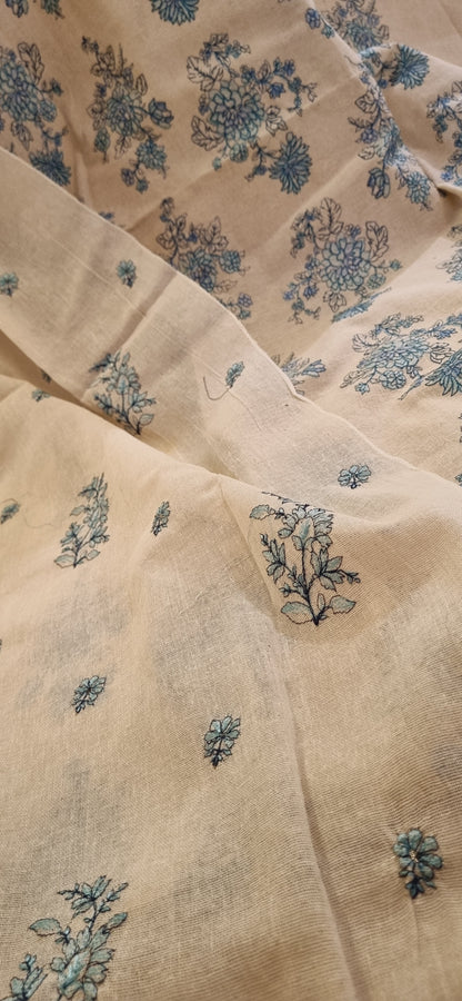 Embroidered three piece suit