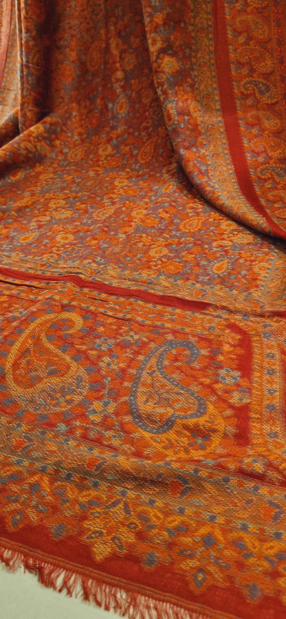 Woollen pashmina kaani shawl