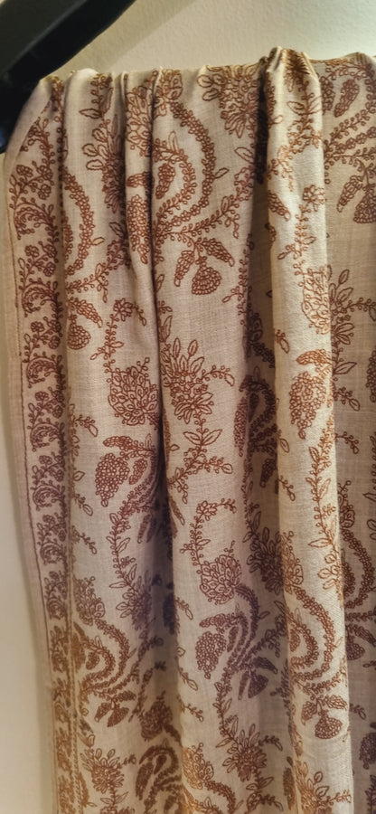 Toosh embroidered shawl