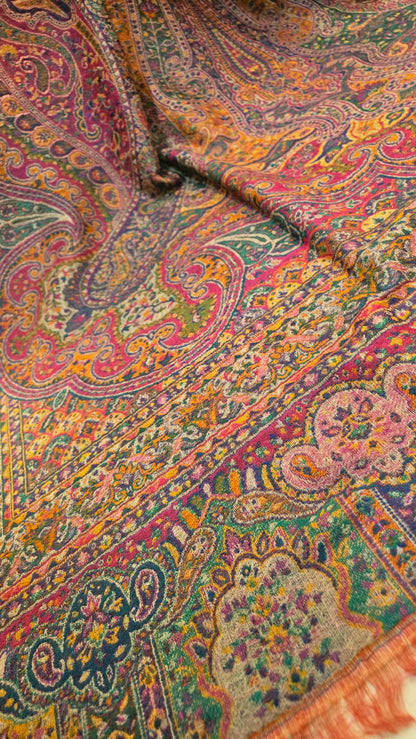 Persian kaani reversible: Pashmina