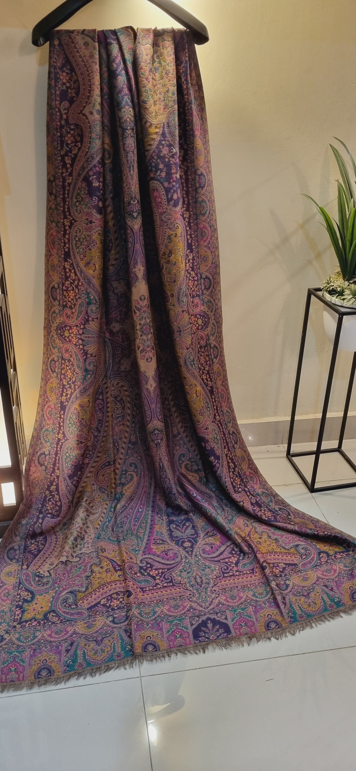 Reversible Persian kaani shawl