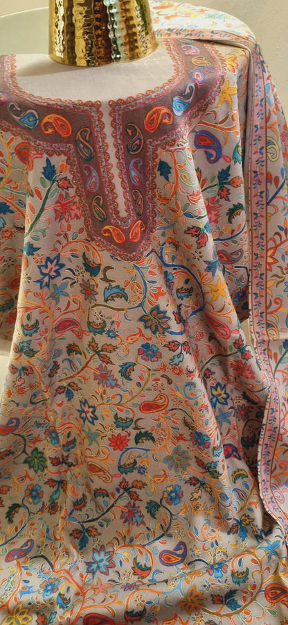 Pashmina reelkar suit