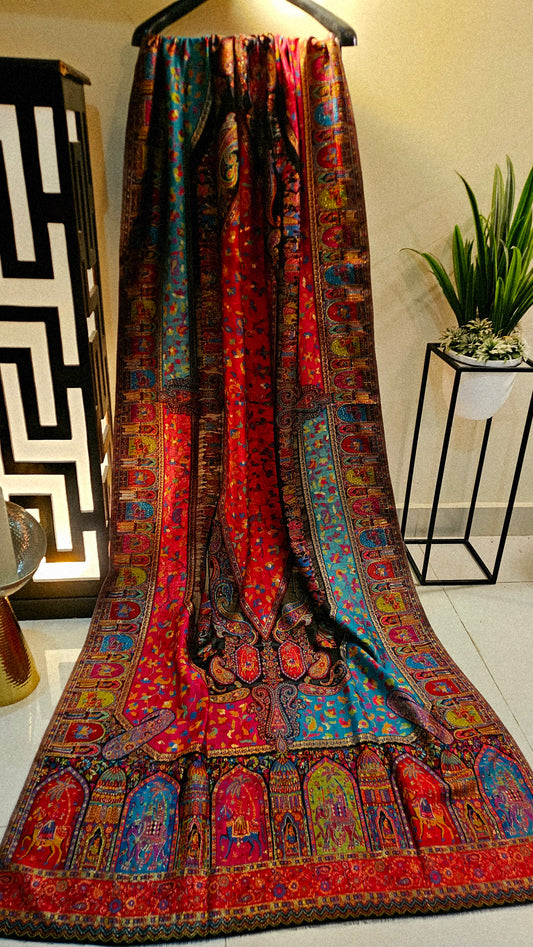 Silk kaani shawl