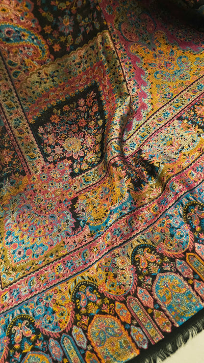 Gandhara reversible kaani: shawl