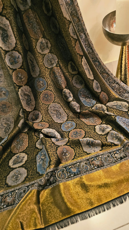 Moonlight kaani shawl: Pashmina