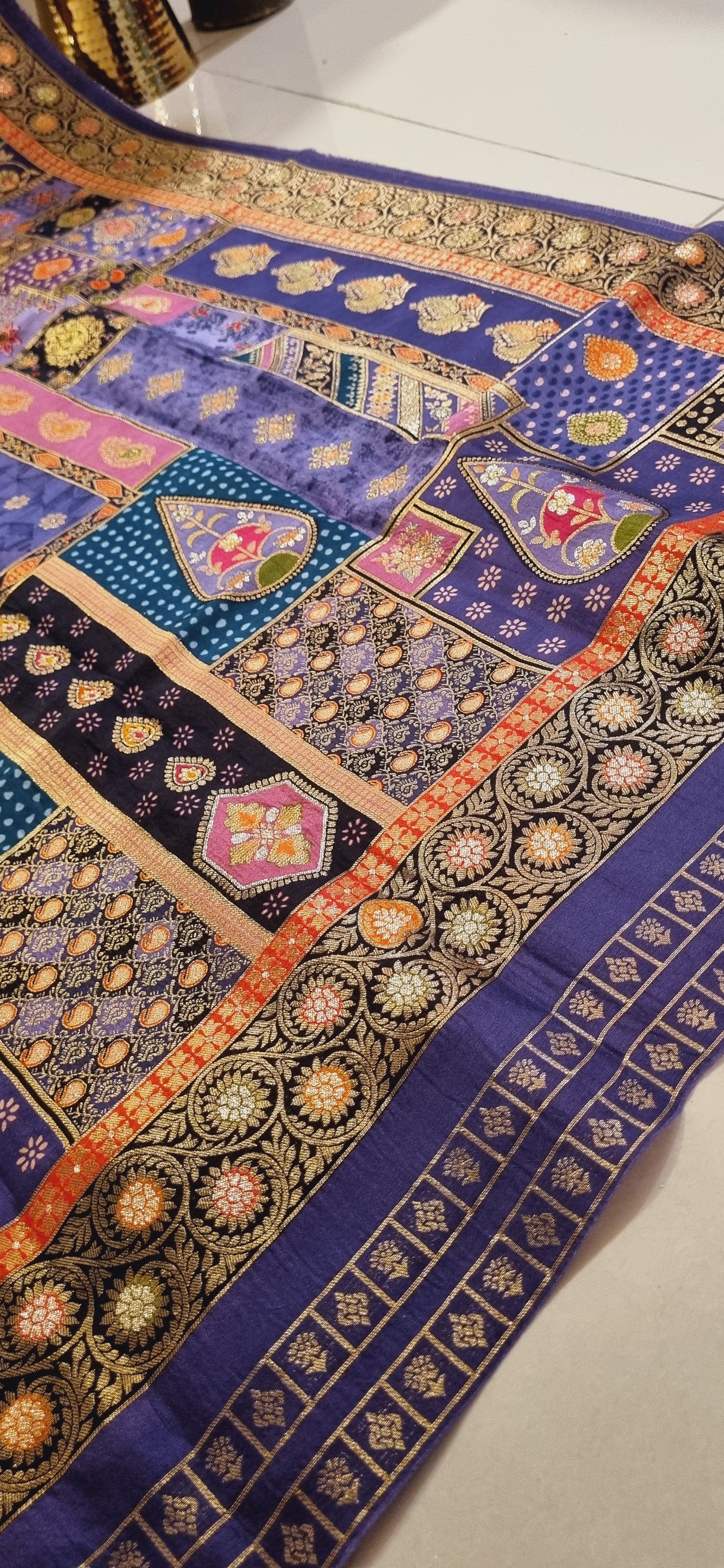 Meenakari patola silk dupatta