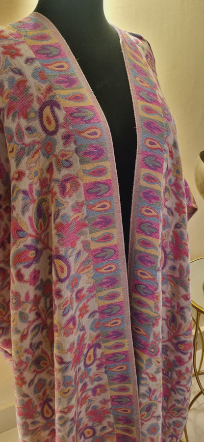 Pashmina kaani shrug