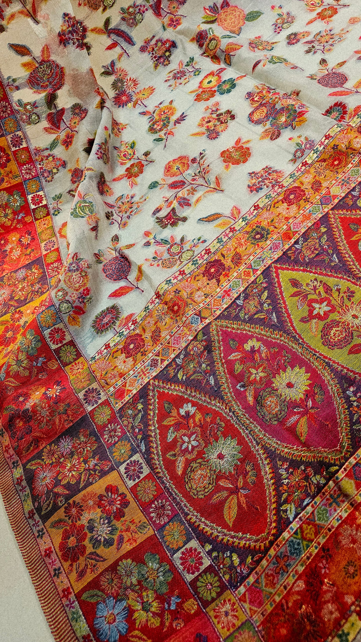 Silk kaani shawl