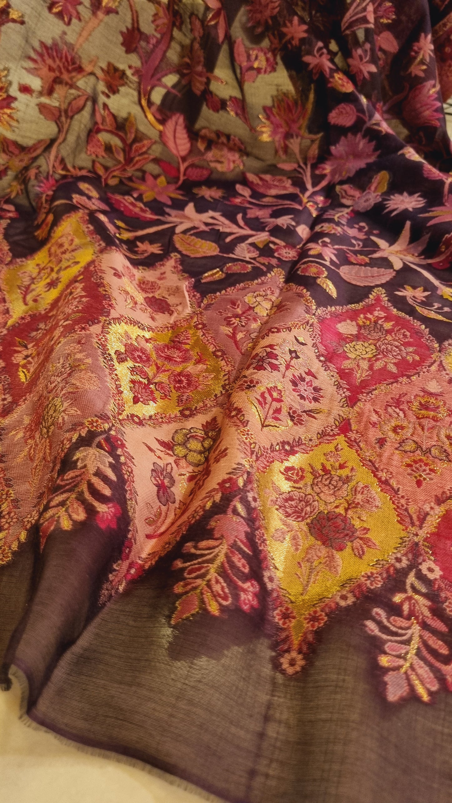 Silk kaani shawl