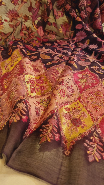 Silk kaani shawl