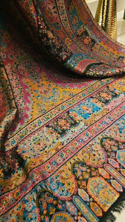 Gandhara reversible kaani: shawl