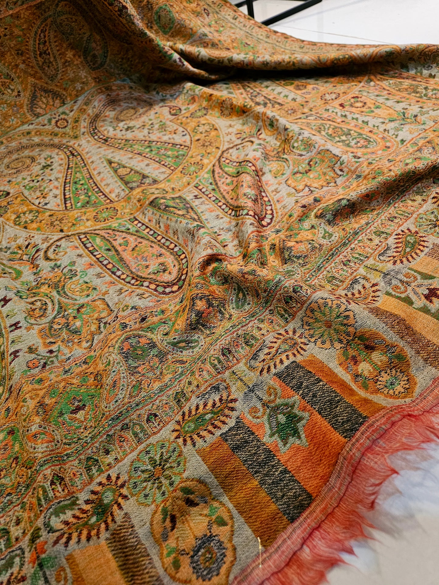 Tabraiz persian kaani pashmina shawl