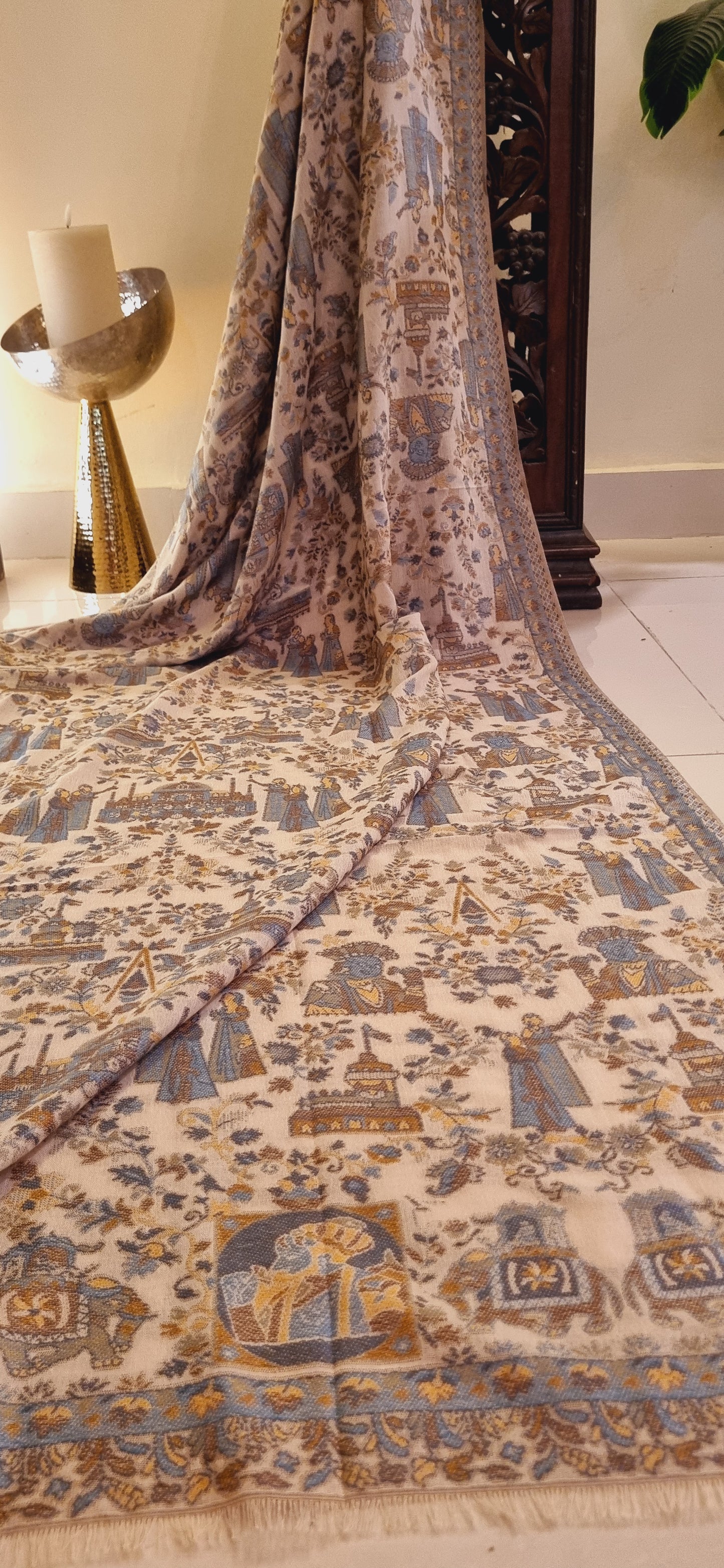 Soft pashmina kaani shawl