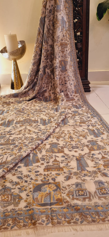 Soft pashmina kaani shawl