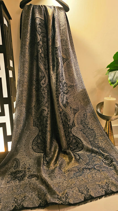 Gandhara reversible kaani: shawl