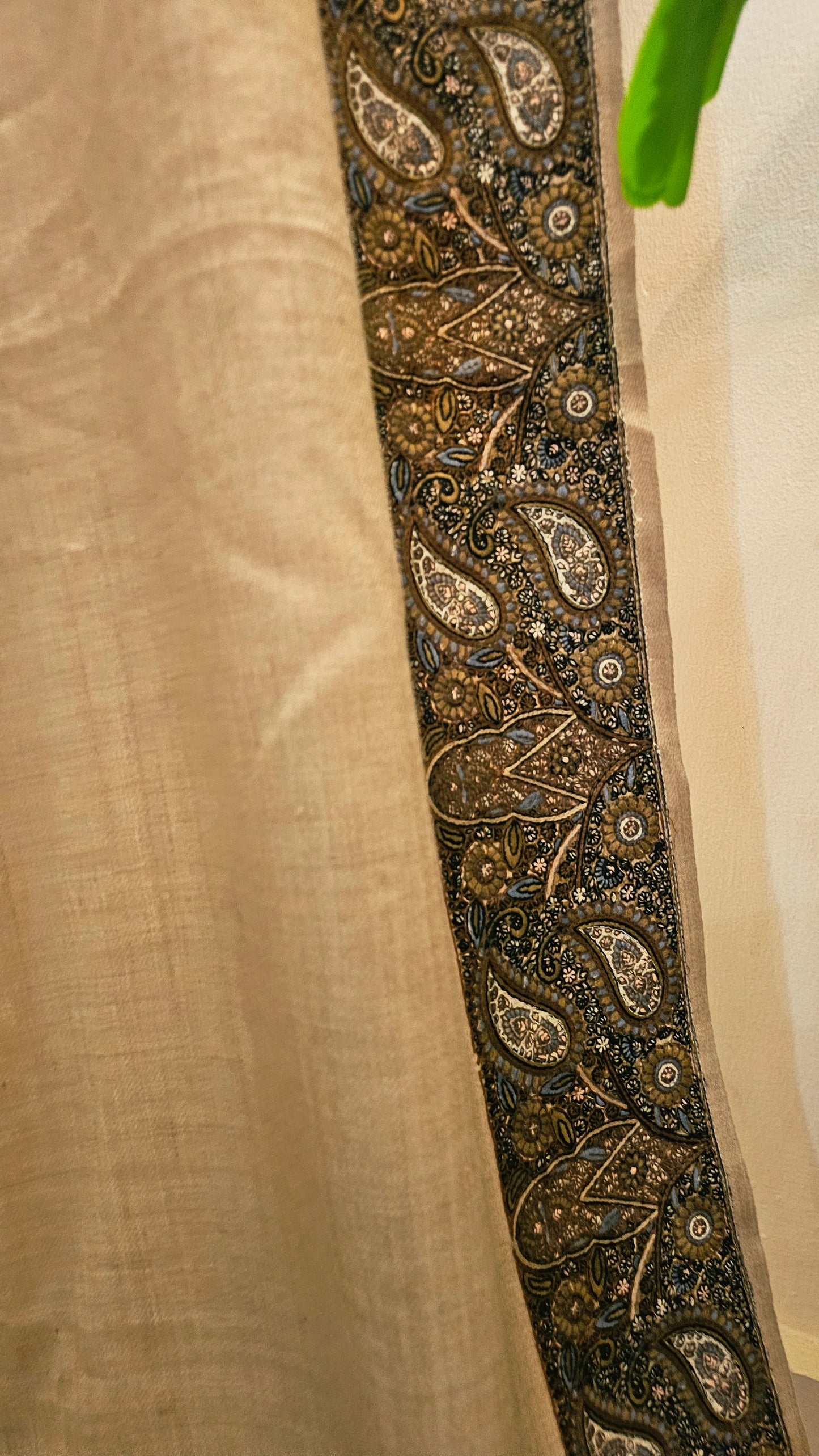 Papermachi embroidered: Pashmina