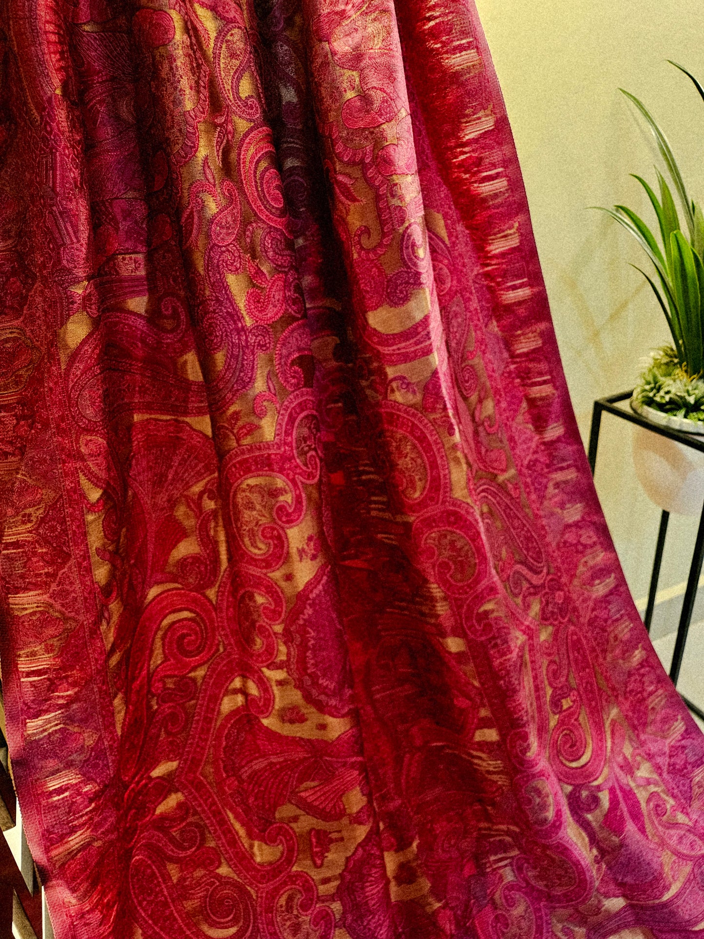 Moonlight silky kaani shawl/dupata